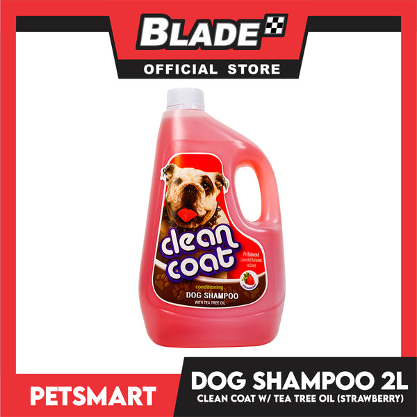 Clean Coat Conditioning With Tea Tree Oil 2 Liters (Strawberry) Dog Shampoo