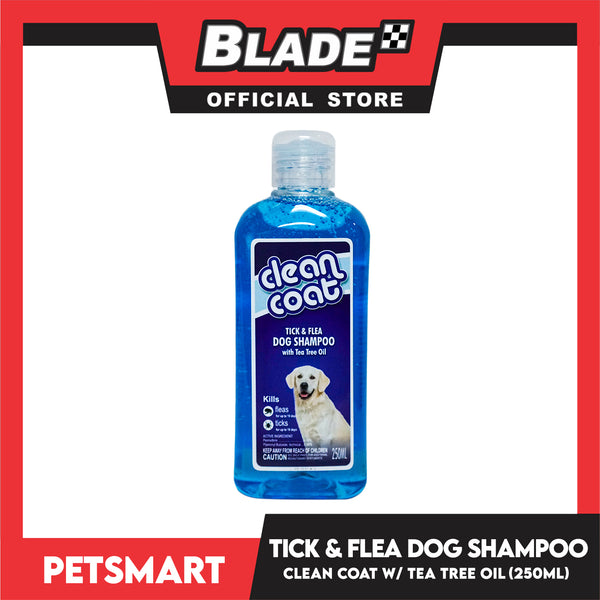 Clean Coat Tick And Flea With Tea Tree Oil 250ml Dog Shampoo