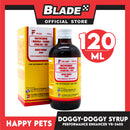 Happy Pets Doggy Doggy Syrup, Multivitamins + Minerals + Taurine + Lysine HCL + CGF 120ml Enhancer for Cats and Dogs