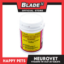 Happy Pets Neurovet Vitamins B1 + B6 + B12 20 Tablets for Dogs and Cats