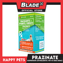 Happy Pets Prazinate Praziquantel + Pyrantel Pamoate Suspension Anthelmintic 60ml VRT-14-1006 for Dogs and Cats