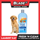 Fresh 'N Clean 2-in-1 Dog Shampoo and Conditioner, Baby Powder Scent 18oz (Classic Fresh)