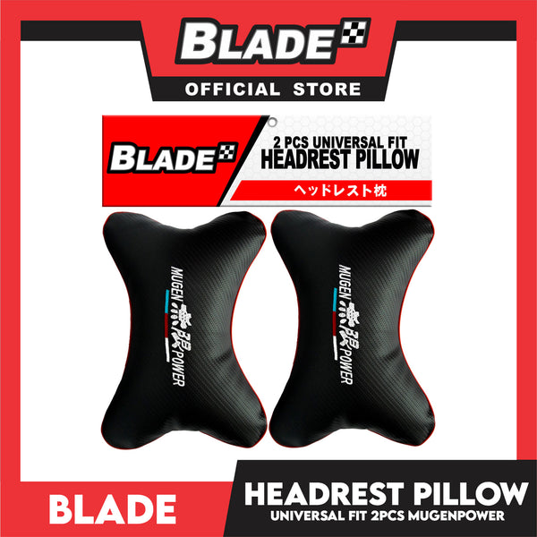 Blade Universal Fit Headrest Pillow Set of 2 (Mugen Power)