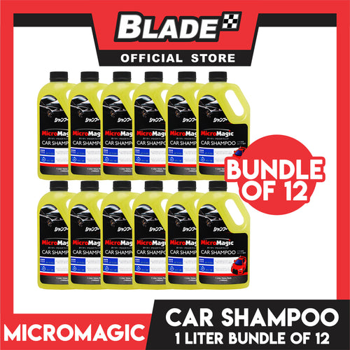 12pcs Micromagic Car Shampoo 1L