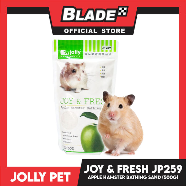 Jolly Pet Joy And Fresh Hamster Bathing Sand 500g (Apple)