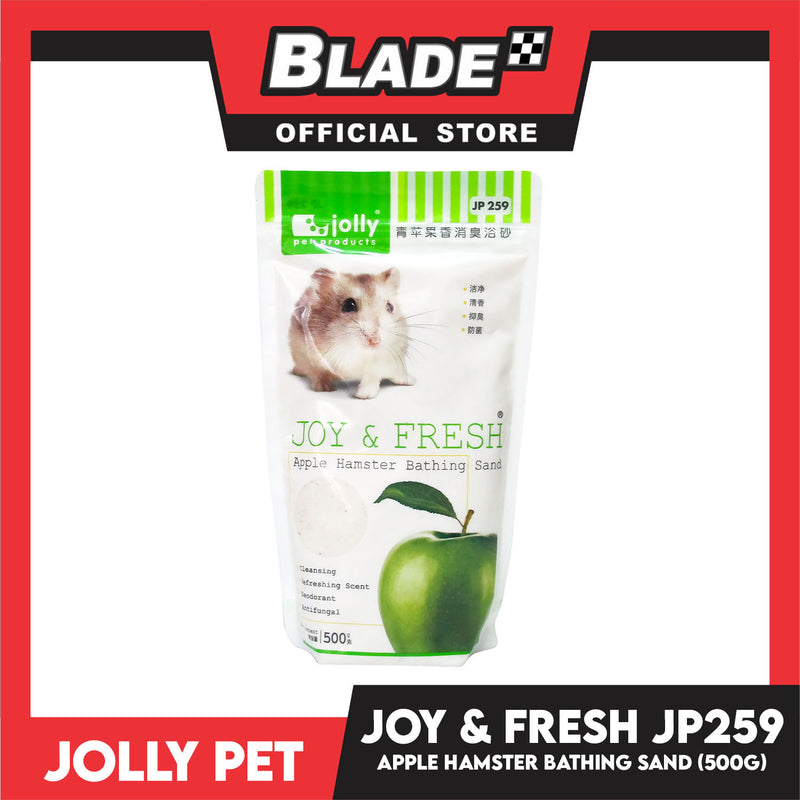 Jolly Pet Joy And Fresh Hamster Bathing Sand 500g (Apple)