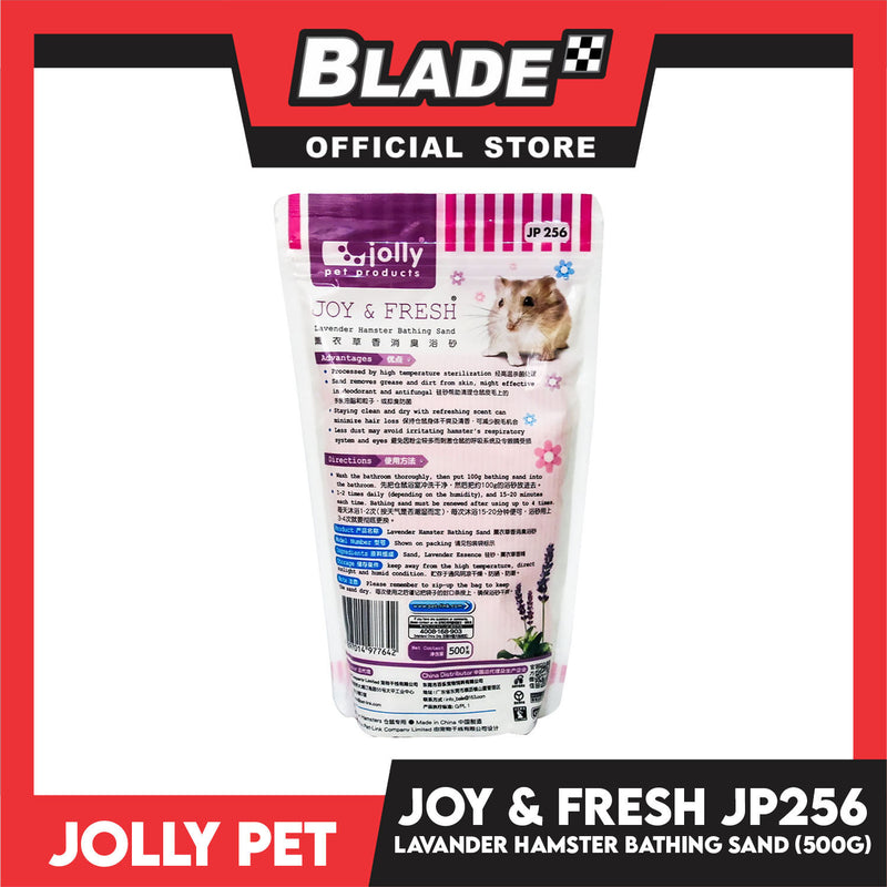 Jolly Pet Joy And Fresh Hamster Bathing Sand 500g (Lavender)