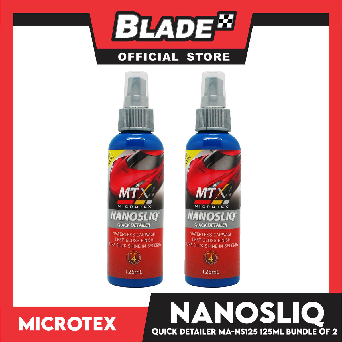 2pcs Microtex NanoSliq Ultra Slick Shine MA-NS125 125ml