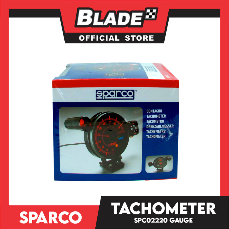 Sparco SPC2220 Tachometer Gauge