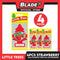 4pcs Little Trees Car Air Freshener 10312 (Strawberry) Hanging Tree Provides Long Lasting Scent