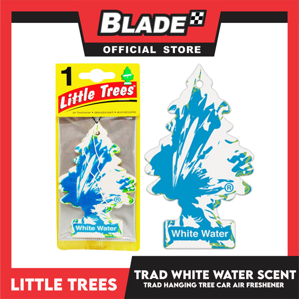 Little Trees Car Air Freshener 13844 (White Water) Hanging Tree Provides Long Lasting Scent
