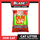 Our Cat Clumping Cat Litter Floral Fresh Scent 12kg