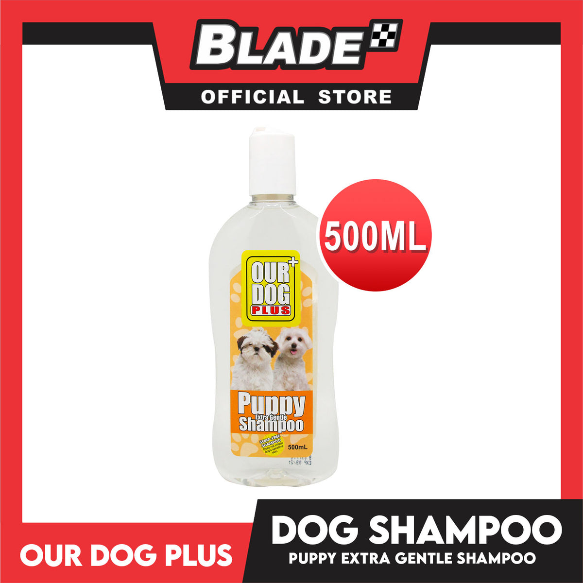 Our Dog Plus Puppy Extra Gentle Dog Shampoo 500ml