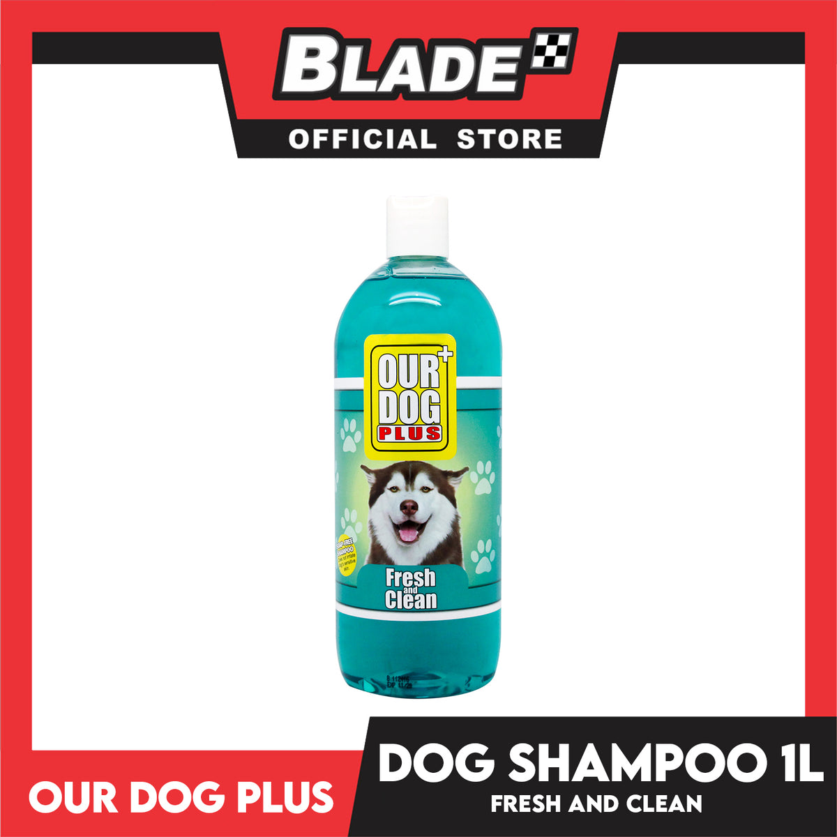 Our Dog Plus Fresh and Clean Dog Shampoo 1 Liter
