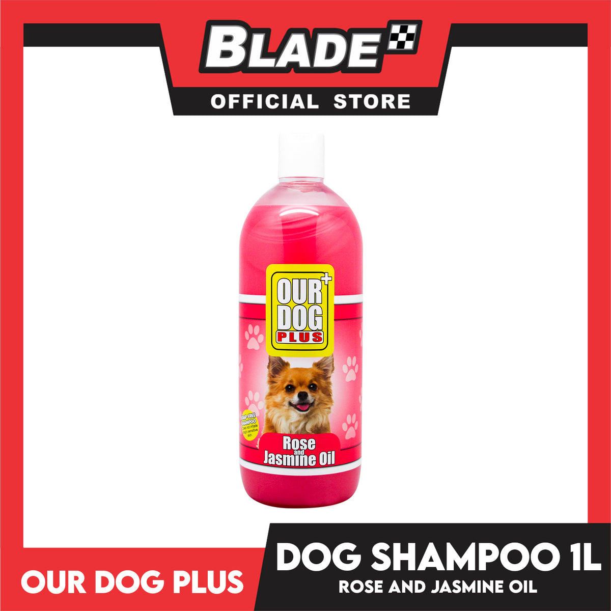 Our Dog Plus Rose and Jasmin Oil Dog Shampoo 1 Liter