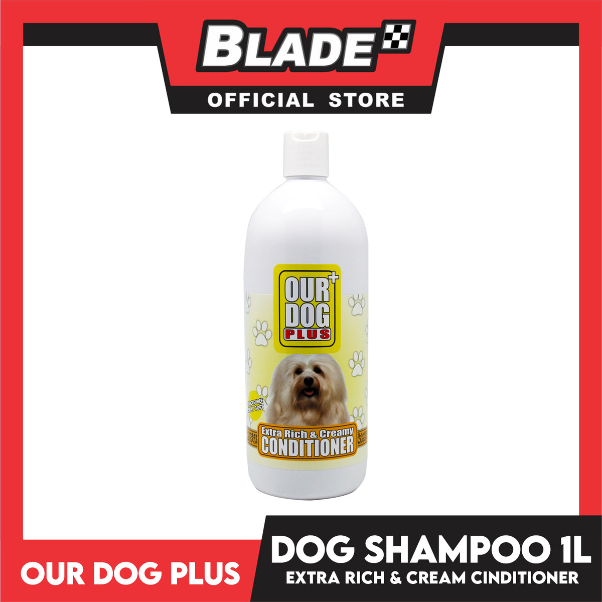 Our Dog Plus Extra Rich and Creamy Conditioner 1 Liter Dog Grooming