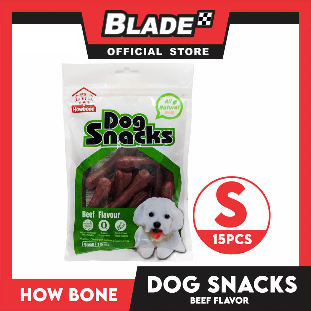 Howbone All Natural Dog Snacks Beef Flavor 15pcs