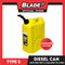 Type S Fuel Tank 20L Diesel AC573 Auto ShutOff Diesel Can (Yellow)