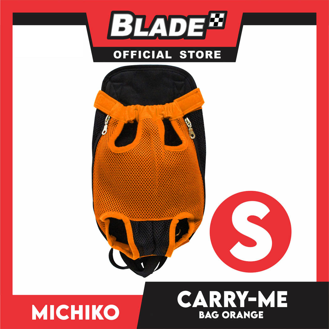 Michiko Carry Me Pet Bag Carrier Orange Small