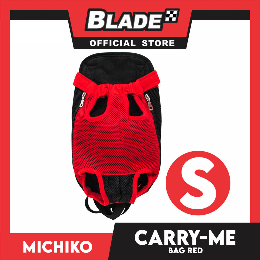 Michiko Carry Me Pet Bag Carrier Red (Small)