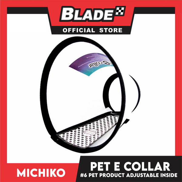Michiko Pet E. Collar #6 Anti-Lick Anti-Bite Protection Cover Neck Cone For Cats And Dogs