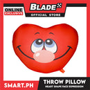 Gifts Throw Pillow Heart Face Expression Design