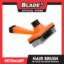 Pet Comb Hair Brush (Orange) Fur Shedding Trimmer Grooming Professional Comb Brush Tool For Dogs And Cats