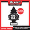 2pcs Little Trees Car Air Freshener X-tra Strength 10655 (Black Ice) Hanging Tree Provides Long Lasting Scent