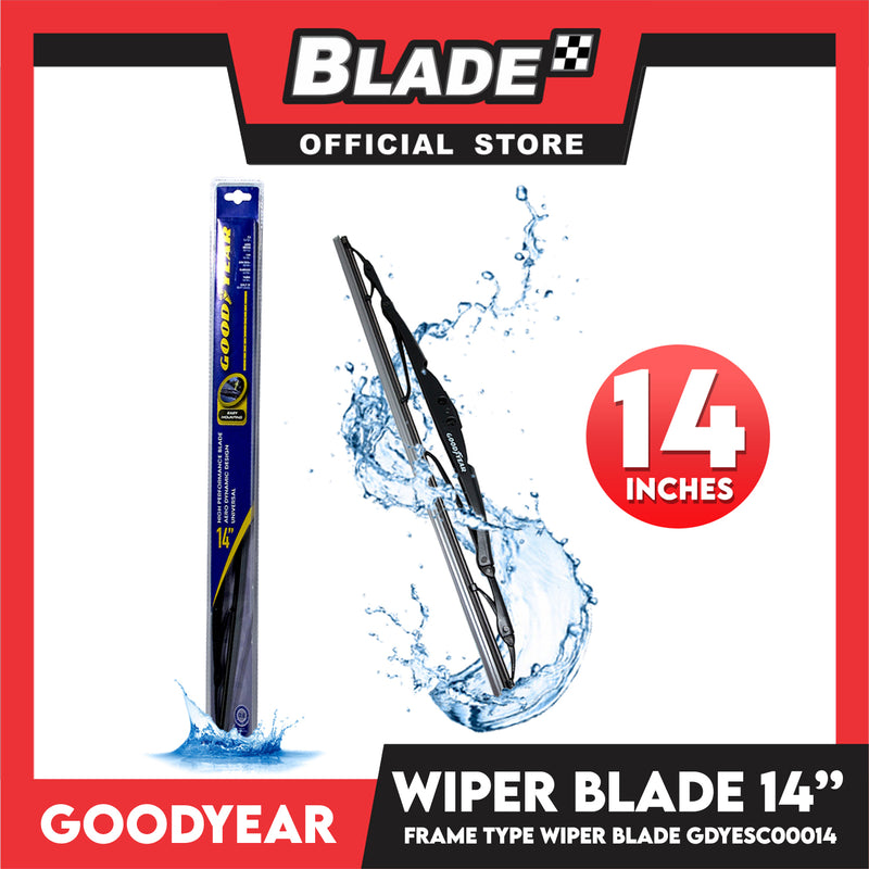 Goodyear Frame Type Universal Wiper Blade 24''/14'' Set Aerodynamic Design