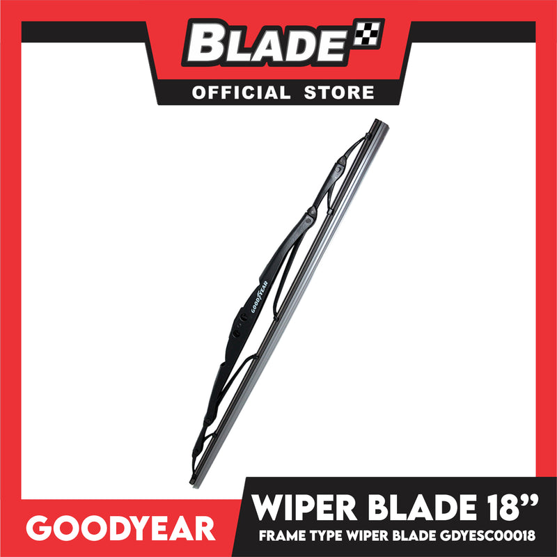 Goodyear Frame Type Universal Wiper Blade 24''/18'' Set Aerodynamic Design