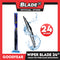 Goodyear Frame Type Universal Wiper Blade 24''/22'' Set Aerodynamic Design