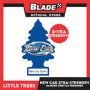 2pcs Little Trees Car Air Freshener X-tra Strength 10689 (New Car Scent) Hanging Tree Provides Long Lasting Scent