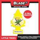 6pcs Little Trees Car Air Freshener X-tra Strength 10605 (Vanillaroma) Hanging Tree Provides Long Lasting Scent