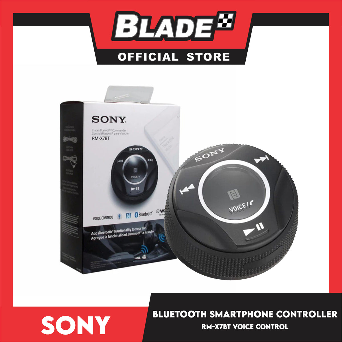 Sony RM-X7BT In-car Bluetooth Smartphone Controller