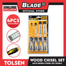 Tolsen 25384 4pcs Industrial Wood Chisel Set