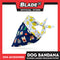 Dog Pet Bandana (Small) Reversible Japanese Theme/Lemon Pattern Washable Scarf