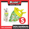 Dog Pet Bandana (Small) Reversible Snoopy Green/Yellow with Stars Washable Scarf