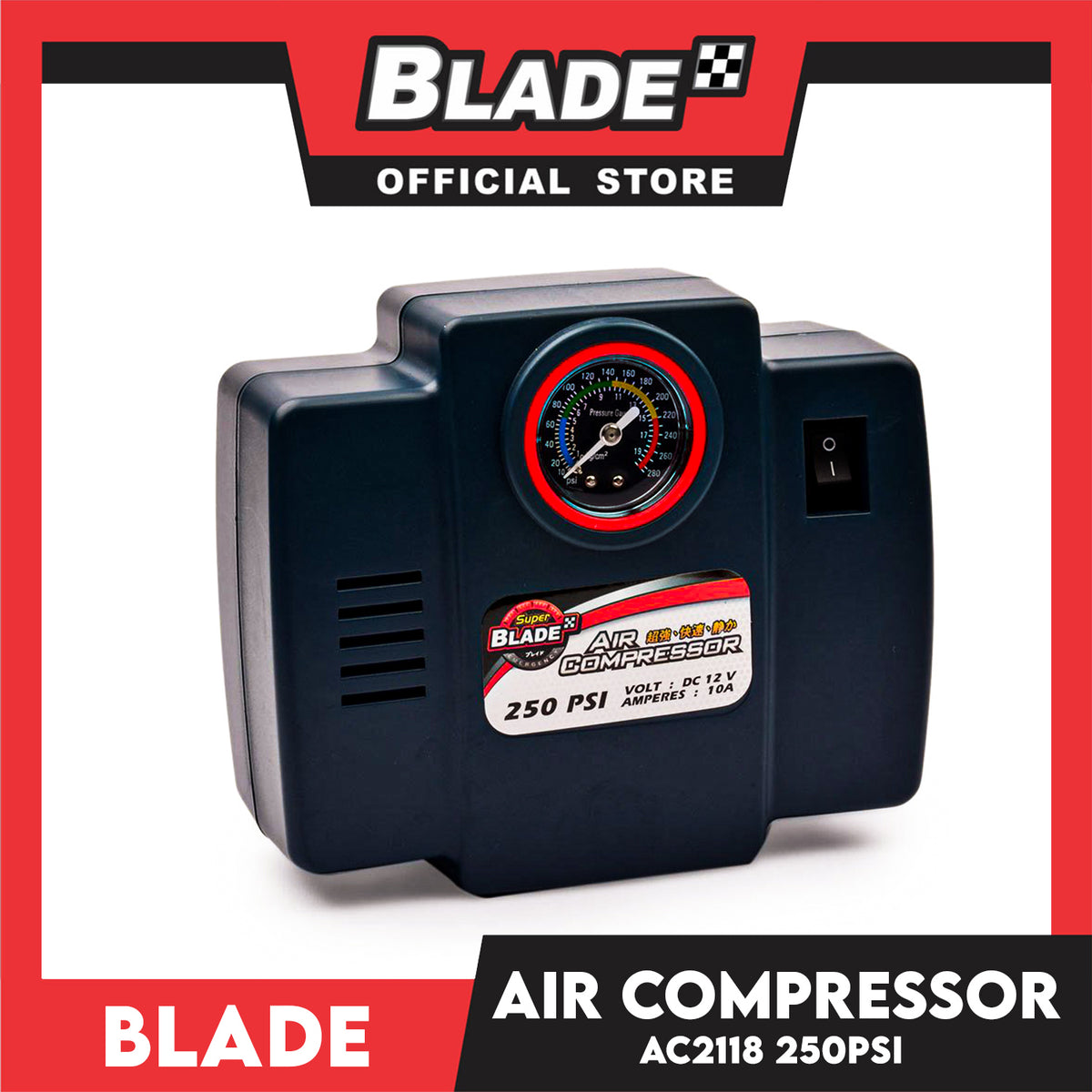 Blade Air Compressor 250 PSI 12Volts