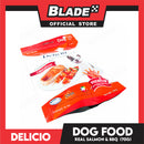 Delicio Original Great Nutrition Great Time 70g (Real Salmon + Barbeque) Dog Food, Dog Treats, Dog Snack