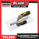 Tolsen 280 x 120m Plastering Trowel With Teeth 41017