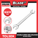 Tolsen 18x19mm Double Open End Spanner Industrial 15857