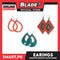 Gifts Glam Earrings Assorted Design And Colors 49 (Silver Hook)