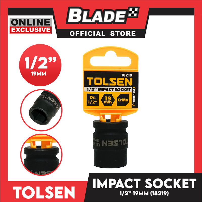 Tolsen 1/2' ' Impact Socket Industrial 18219