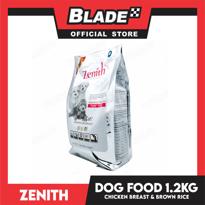 Zenith Soft Premium Allergy Cut Dog Food For Puppy 1.2kg (Chicken Breast And Brown Rice) 1032 Dog Dry Food