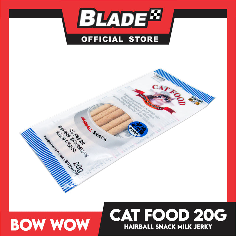 Bow Wow Premium And Pet Snacks, Hairball Snack Cat Food 20g (Cat Fish Jerky) 2243 Cat Treats