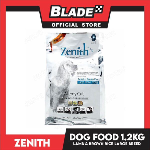 Zenith Soft Premium Allergy Cut Dog Food For Large Breed 1.2kg (Lamb And Brown Rice) 1033 Dog Dry Food