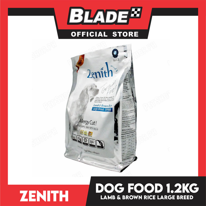 Zenith Soft Premium Allergy Cut Dog Food For Large Breed 1.2kg (Lamb And Brown Rice) 1033 Dog Dry Food