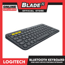 Logitech Wireless Keyboard K380 (Black) Multi-Device Bluetooth Minimalist Keyboard For Computers, Tablets And Phones