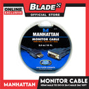Manhattan Monitor Cable HDMI Male / DVI-D 24 + 1 Male 3.0m / 10 Feet Gold Plated Contacts