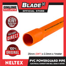 Buy 10 Get 1 Free Neltex PVC Powerguard Pipe with End Bell 25mm x 1meter Electric Conduit Pipe